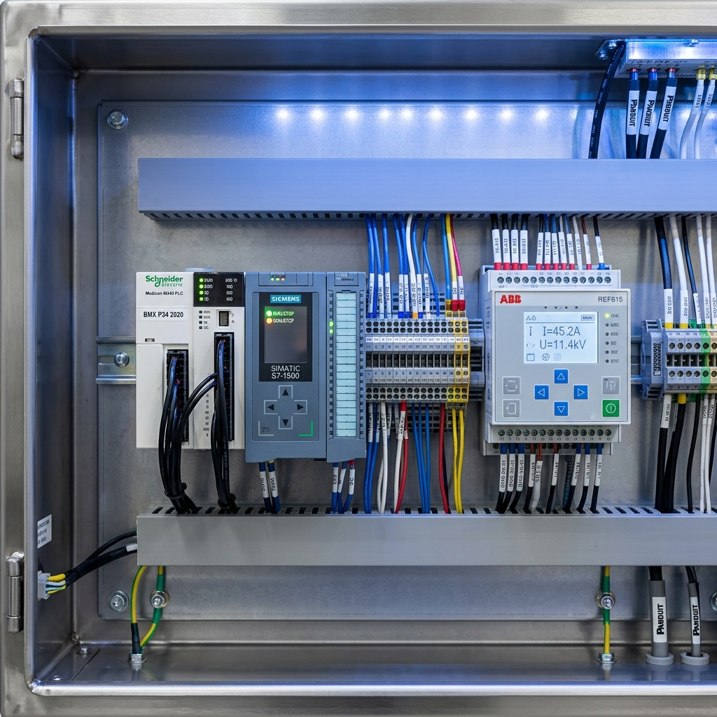 Equipos de control y automatización de marcas líderes