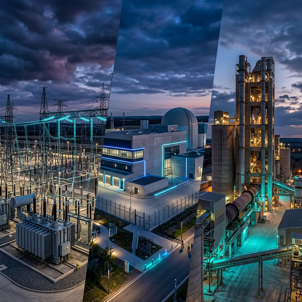 Proyectos industriales de automatización y energía